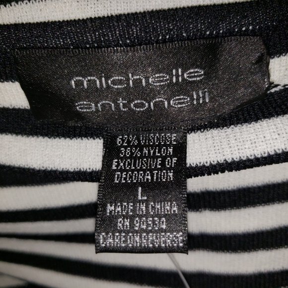 Michelle Antonelli Black|White Top - Picture 4 of 5